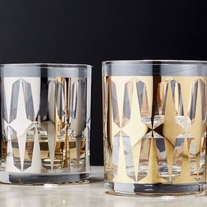 Drake Metallic Double Old-fashioned glasses